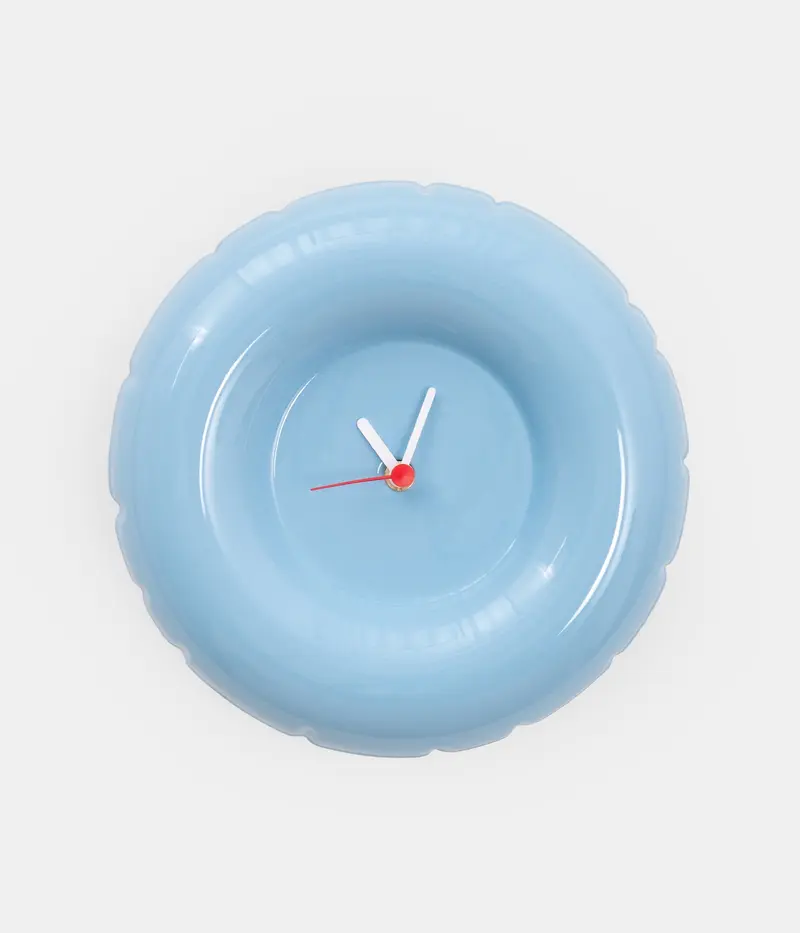 Clock 'HOLLY' Gloss - Sky
