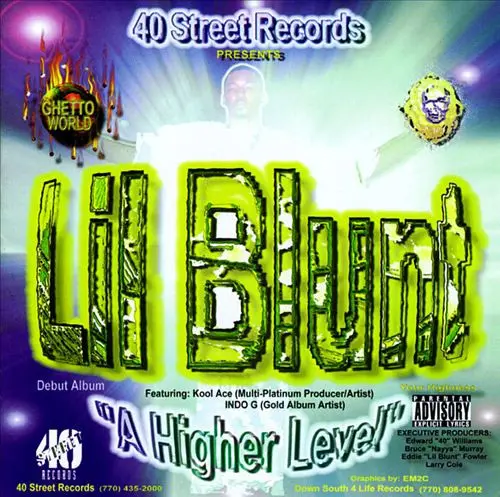 Lil Blunt "A Higher Level" (CD)