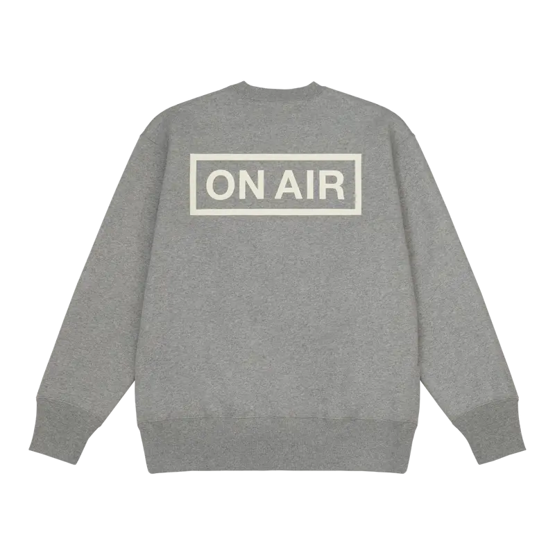 ON AIR BASIC LOGO CREW - Grey Heather