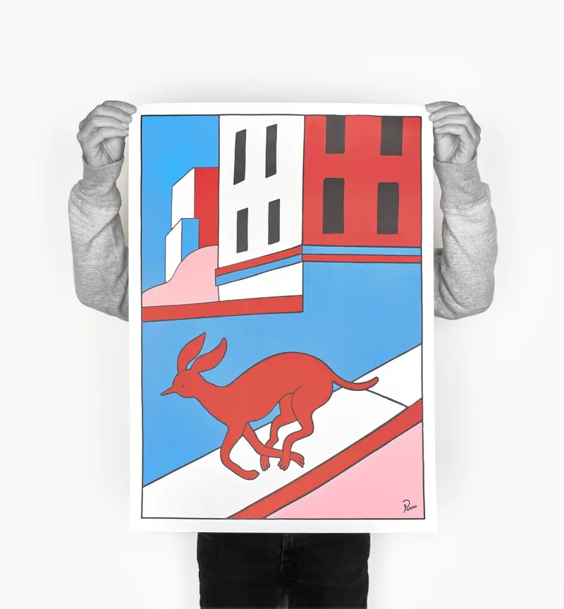 Running Down That Hill Print