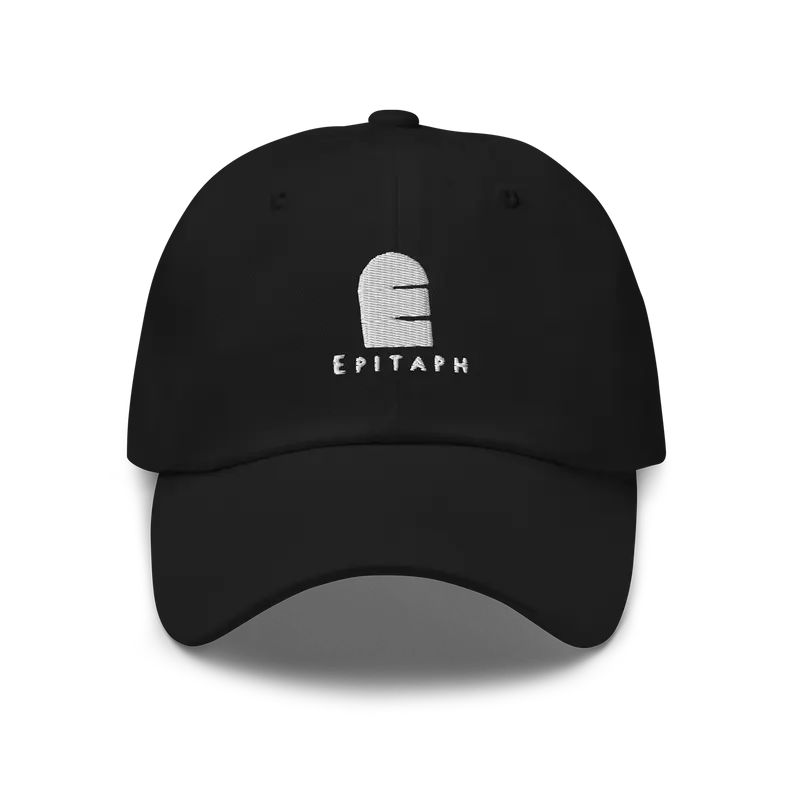 Tombstone Logo Hat (Black)