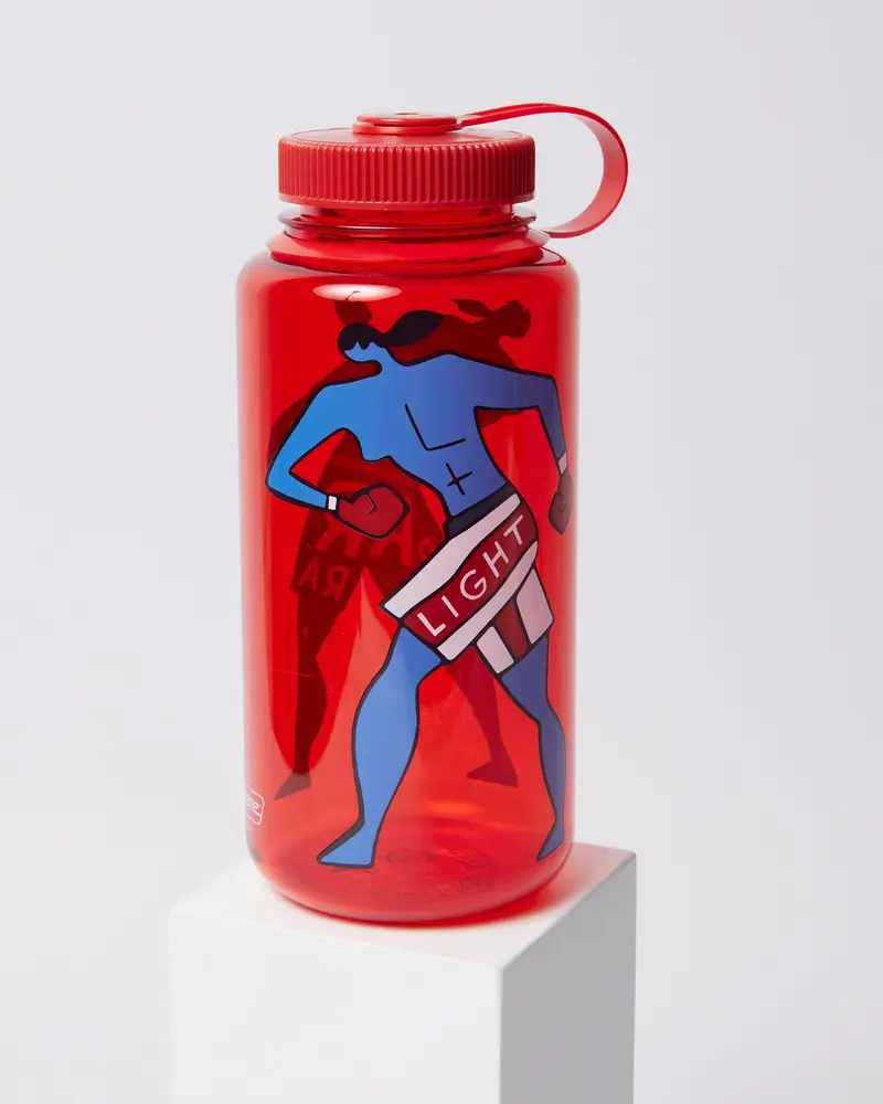 Water slapped Nalgene bottle